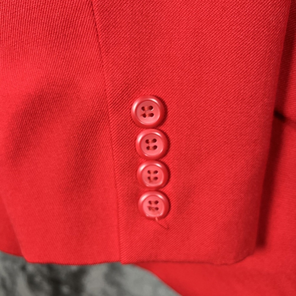 Pendleton Plus 100%Virgin Wool Red Blazer Women's… - image 5